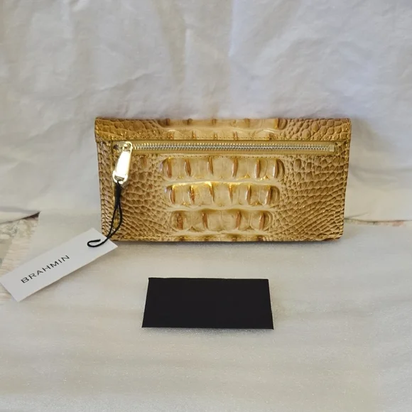 Brahmin Ady Wallet in Golden Rod Ombre Melbourne. NWT. - Picture 3 of 15
